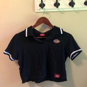 Dickies semi-cropped collard shirt